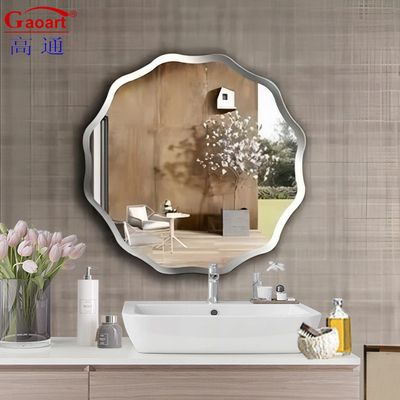 Wallmirror ομορφιά χρυσό διακοσμητικό πλήρες μπάνιο σπίτι μαγεία τοποθετημένο μακιγιάζ οικιακή διακόσμηση καθρέφτη