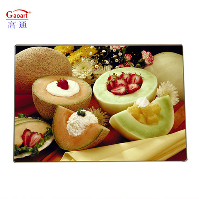 Προσαρμοσμένο Clear Cut Kitchen Cutting Board με ομαλή επιφάνεια και θραυσμένο γυάλινο ελαστικό