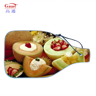 Σκληροποιημένη κουζίνα Placemat Custom λαχανικά ορθογώνιο για το στρογγυλό γυαλί τραπεζάκι