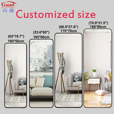 Σύγχρονο στυλ Infinity Full Length Dressing Mirror για υπνοδωμάτιο πολυτελούς ξενοδοχείου