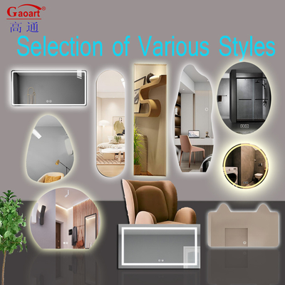 Full Up Smart Portable Makeup Custom Decor Wall με Led Mirror για κάθε μέρα