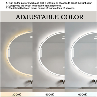 και Stylish LED καθρέφτης μπάνιου για την ανακαίνιση του μπάνιου σας