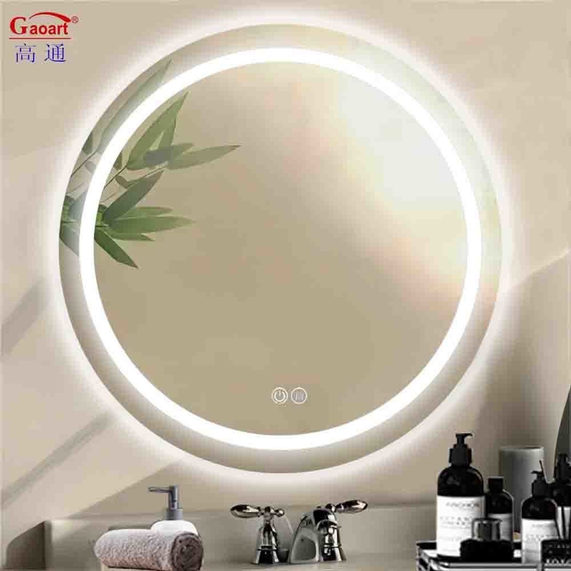 Έξυπνος LED Touch Switch καθρέφτης μπάνιου με λειτουργία αντιμίχλης και σύγχρονος γυάλινος καθρέφτης